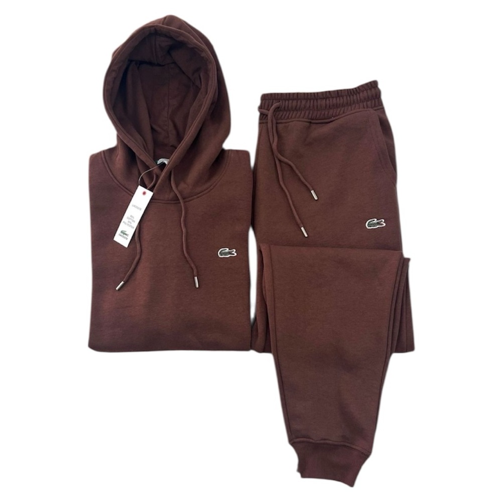 Lacoste Chocolate Brown Tracksuit